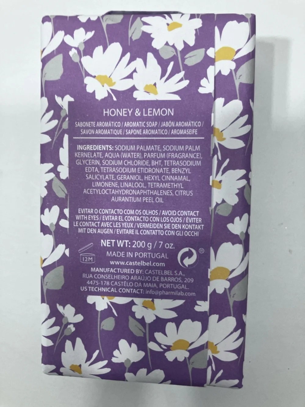 Castelbel Honey & Lemon Luxury Soap
